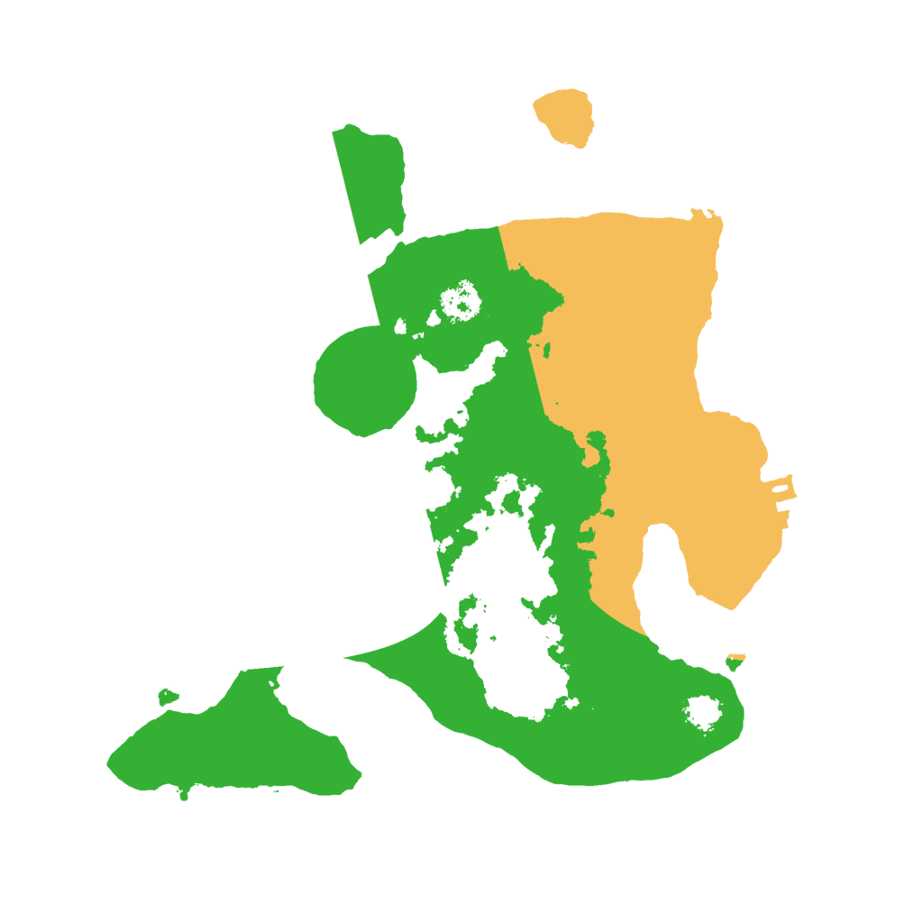 Biome Rust Map: Procedural Map, Size: 2385, Seed: 758420315