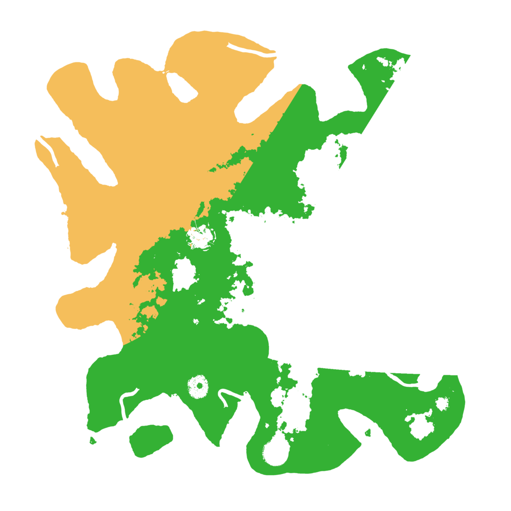 Biome Rust Map: Procedural Map, Size: 3500, Seed: 70197157