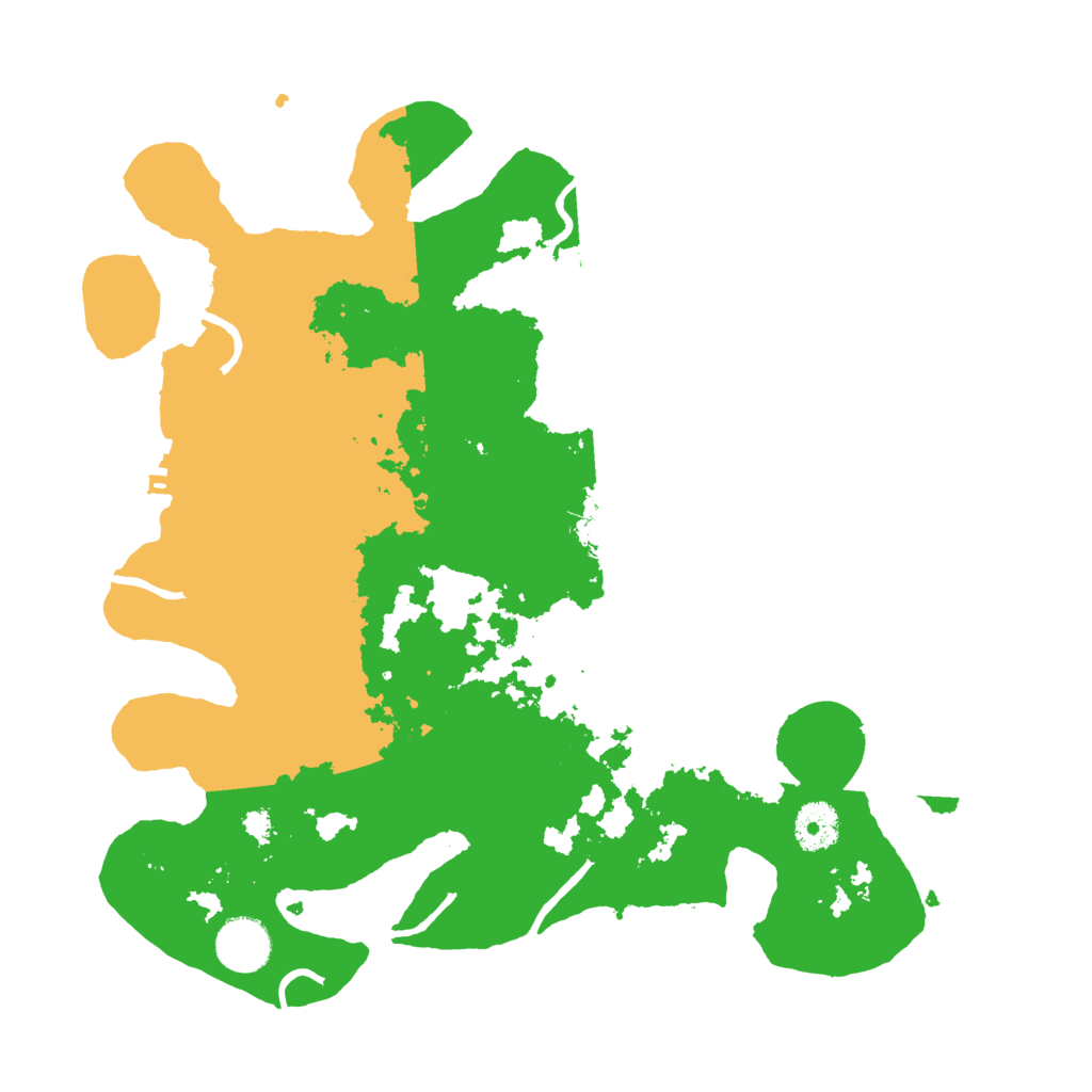 Biome Rust Map: Procedural Map, Size: 3500, Seed: 1877520388