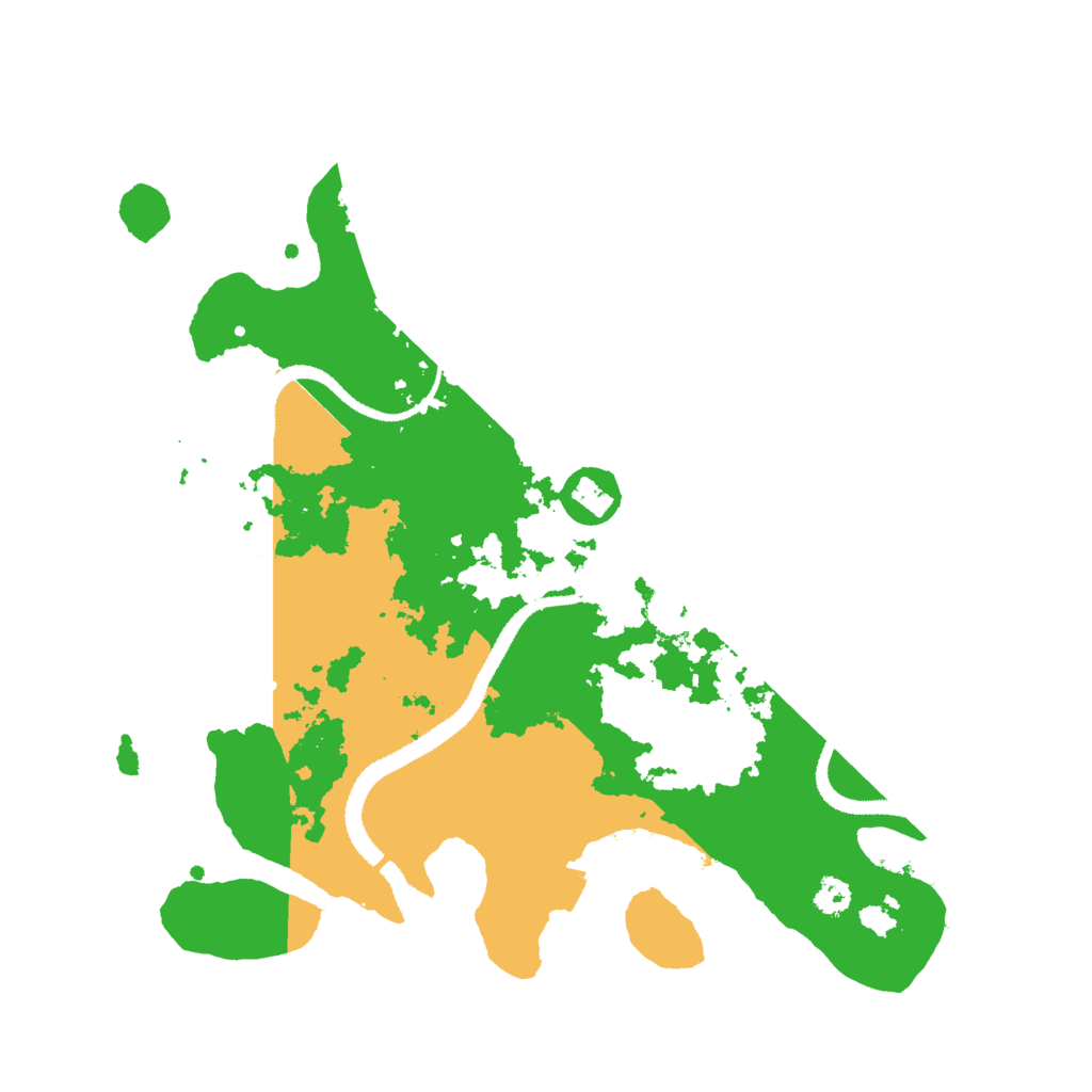 Biome Rust Map: Procedural Map, Size: 3000, Seed: 779373300