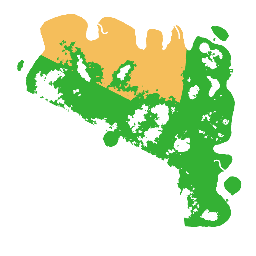 Biome Rust Map: Procedural Map, Size: 4500, Seed: 14095