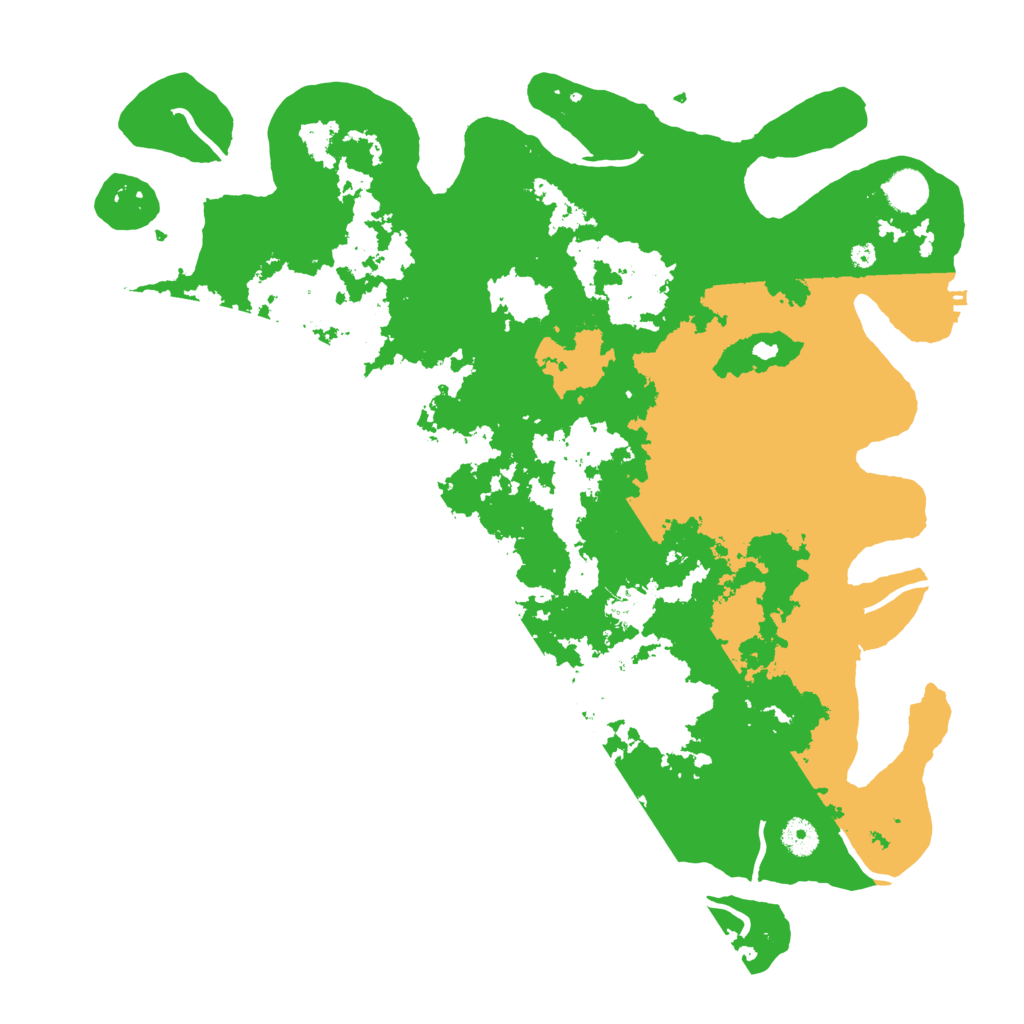 Biome Rust Map: Procedural Map, Size: 4222, Seed: 51419
