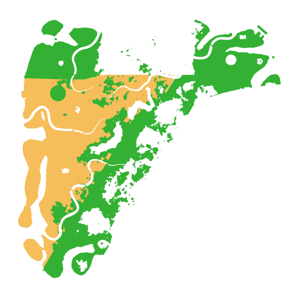 Biome Rust Map: Procedural Map, Size: 5000, Seed: 1883