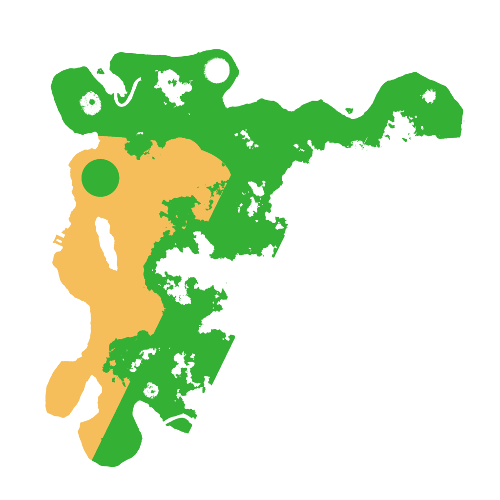 Biome Rust Map: Procedural Map, Size: 3500, Seed: 1743070574