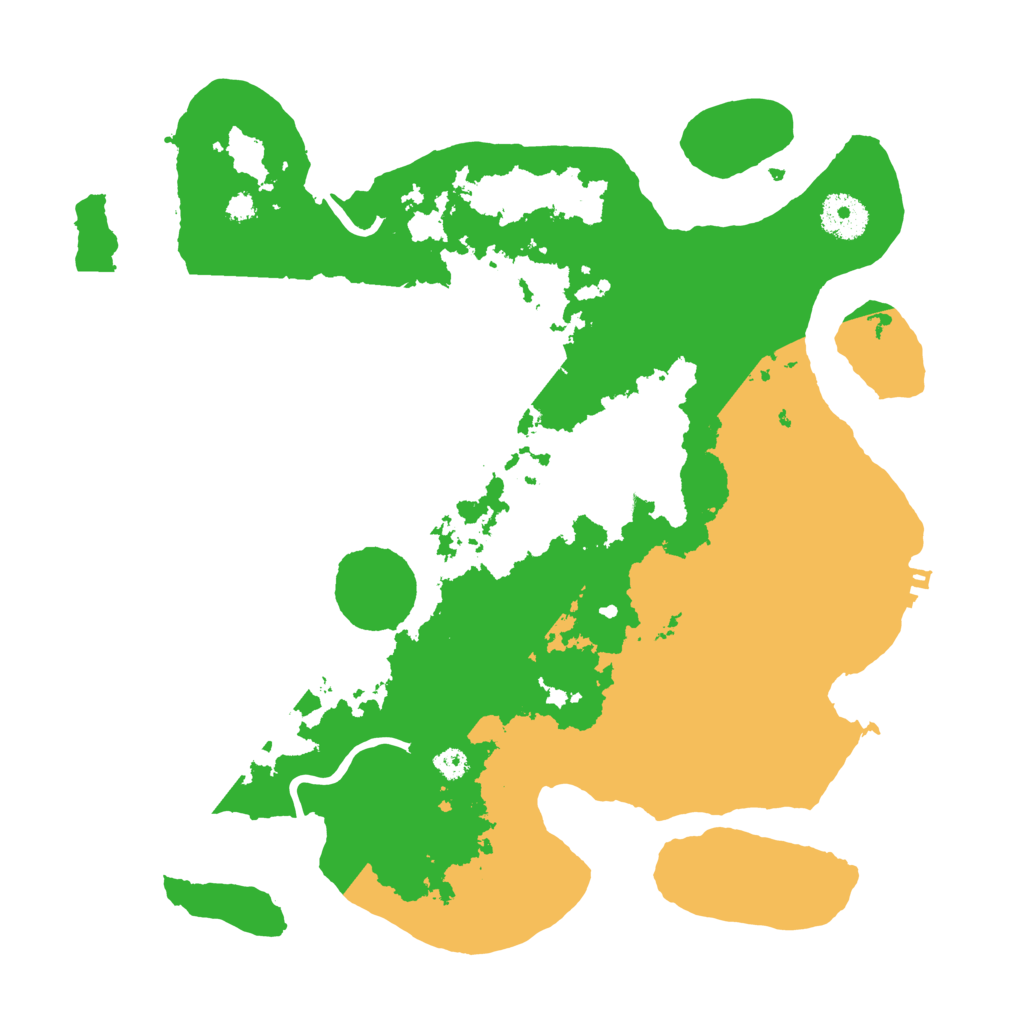 Biome Rust Map: Procedural Map, Size: 3350, Seed: 6236353