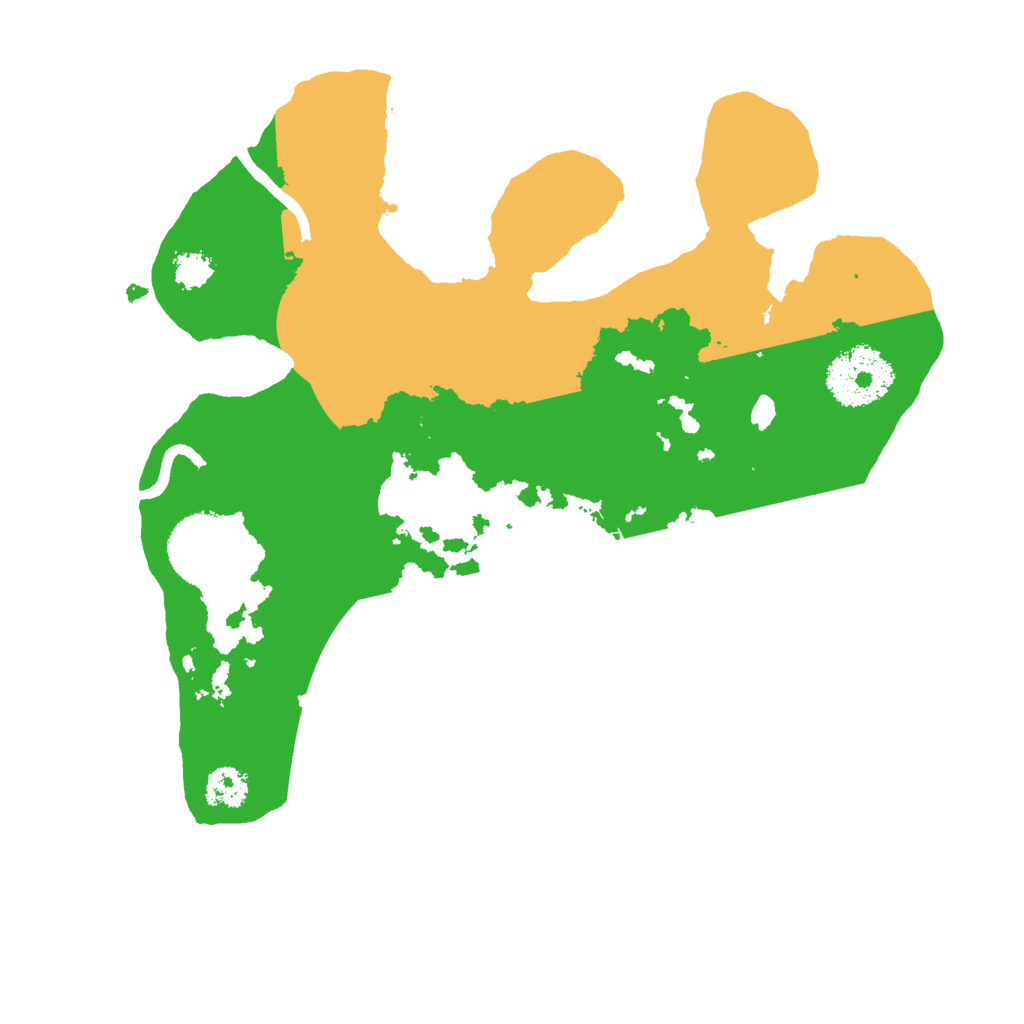 Biome Rust Map: Procedural Map, Size: 2500, Seed: 1740508384