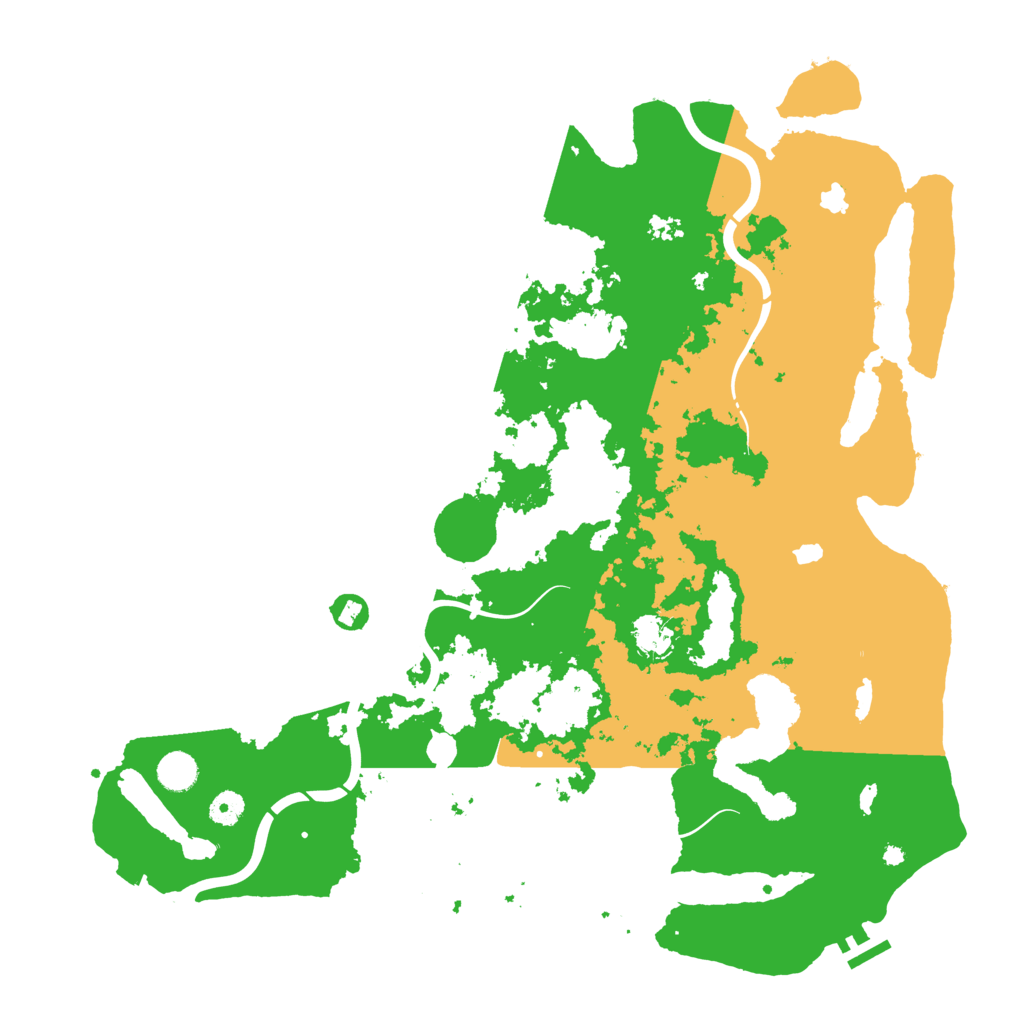 Biome Rust Map: Procedural Map, Size: 4500, Seed: 1537997513