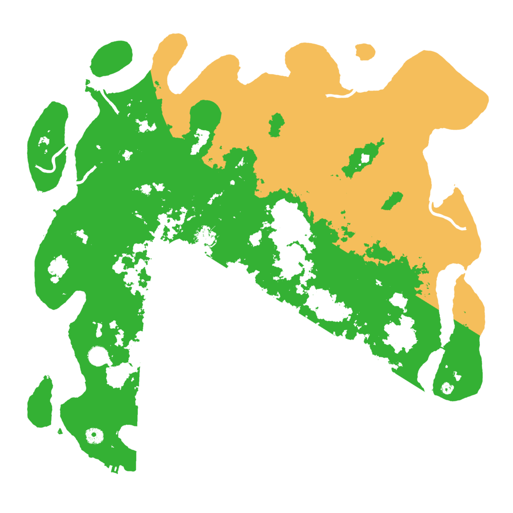 Biome Rust Map: Procedural Map, Size: 4500, Seed: 1244467