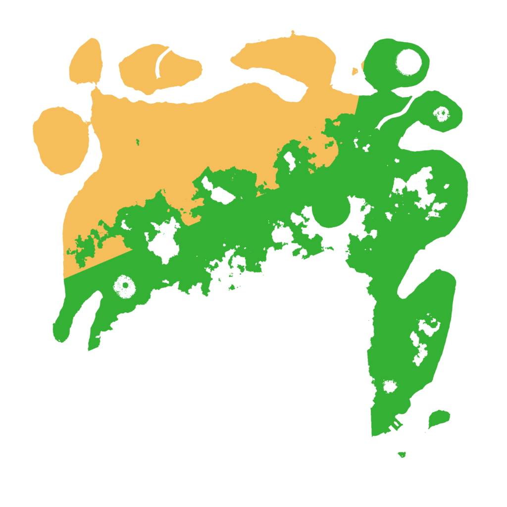 Biome Rust Map: Procedural Map, Size: 3500, Seed: 25456