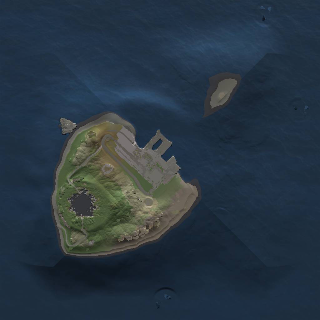 Rust Map: Procedural Map, Size: 1000, Seed: 645820716, 4 Monuments