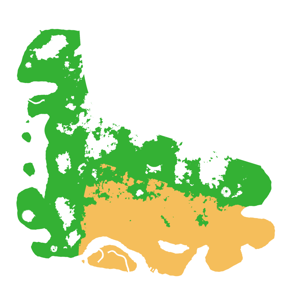 Biome Rust Map: Procedural Map, Size: 4500, Seed: 745057466