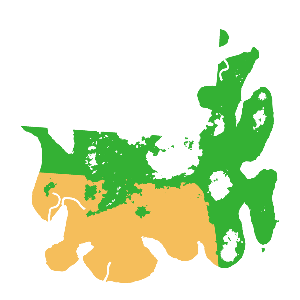 Biome Rust Map: Procedural Map, Size: 3500, Seed: 2135818807