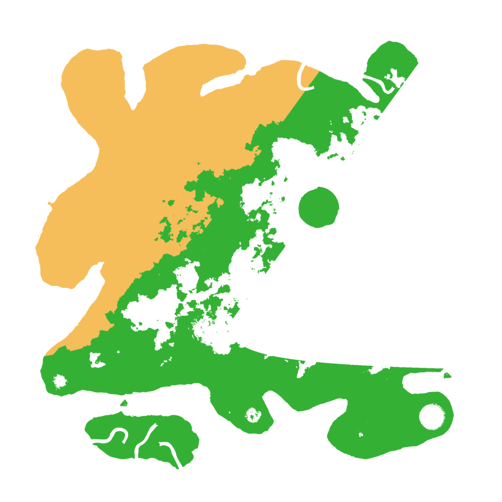 Biome Rust Map: Procedural Map, Size: 3500, Seed: 262419