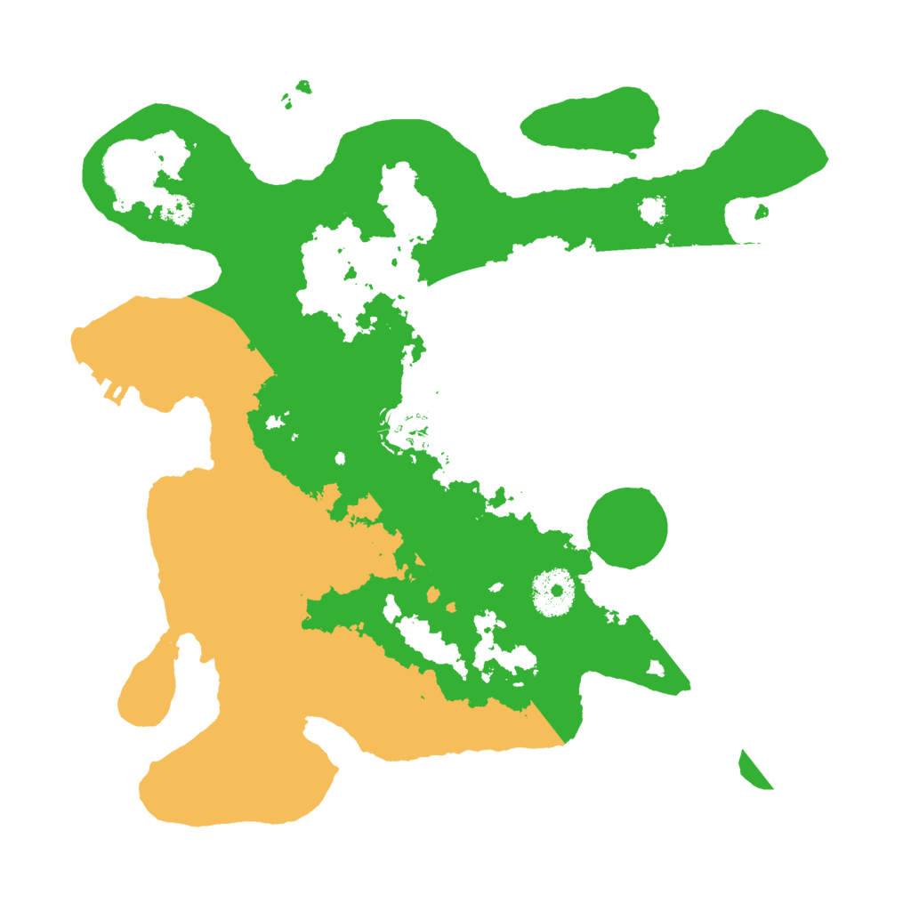 Biome Rust Map: Procedural Map, Size: 3000, Seed: 21608