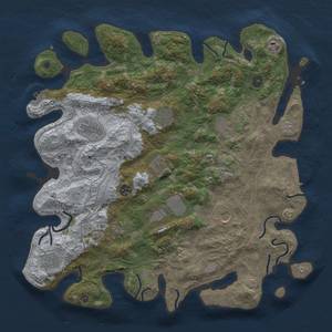 Thumbnail Rust Map: Procedural Map, Size: 4250, Seed: 1530751850, 18 Monuments