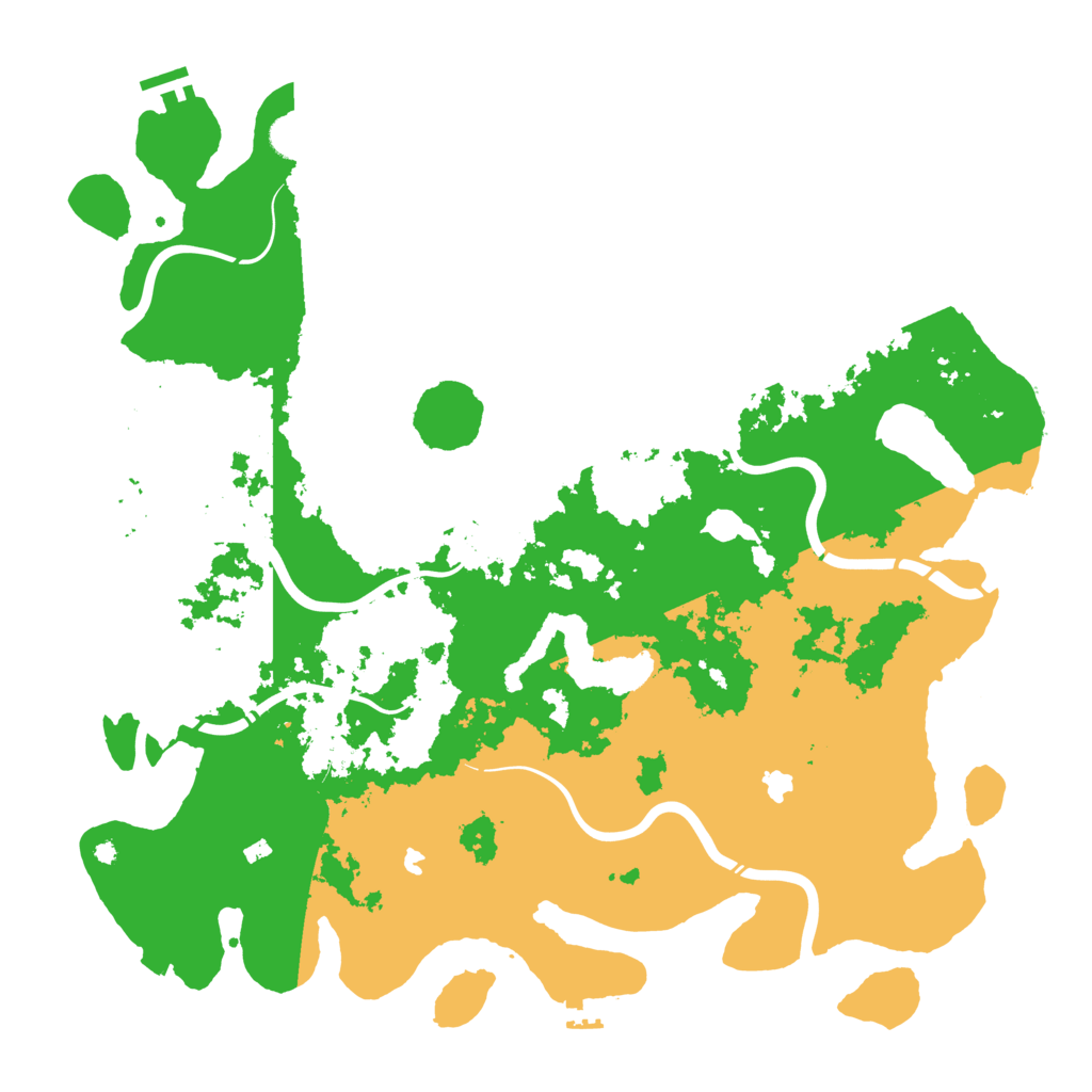 Biome Rust Map: Procedural Map, Size: 4500, Seed: 833607703