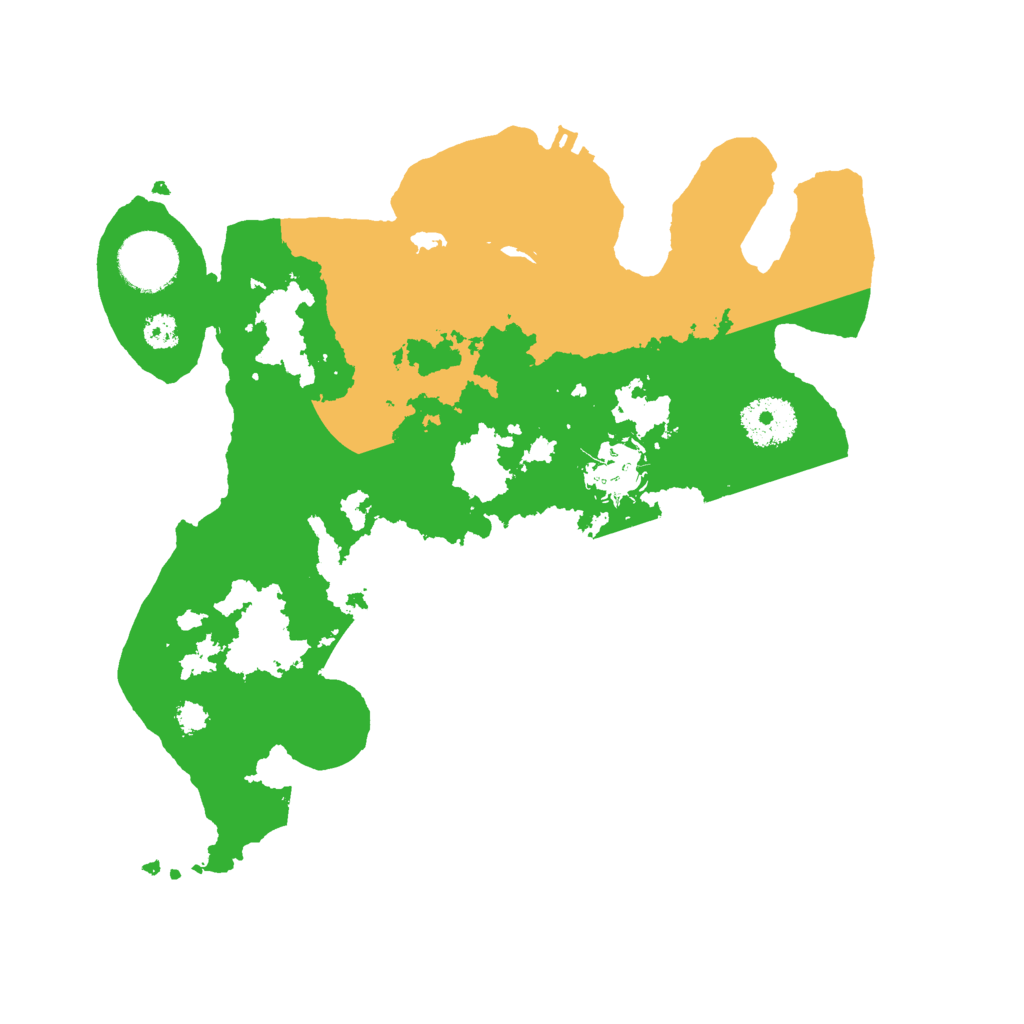 Biome Rust Map: Procedural Map, Size: 3000, Seed: 26467