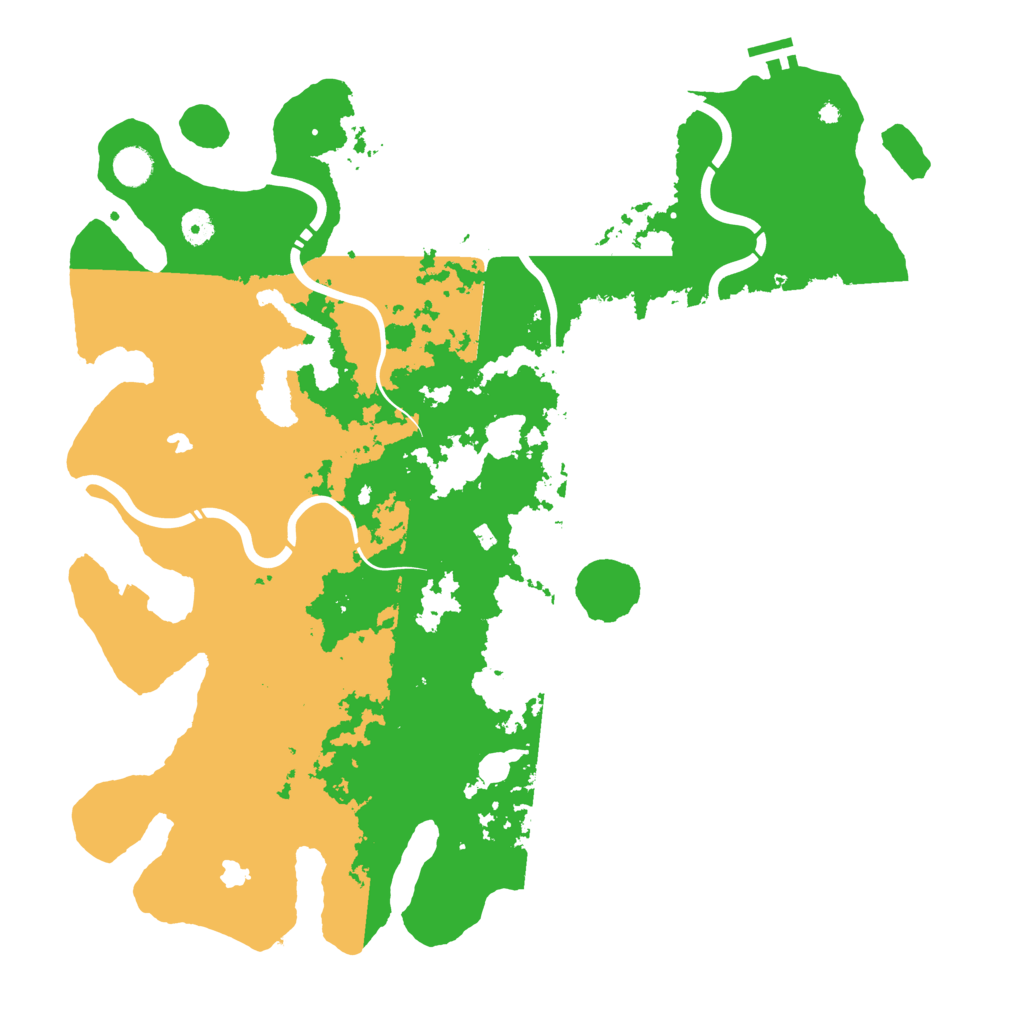 Biome Rust Map: Procedural Map, Size: 4567, Seed: 2023202313