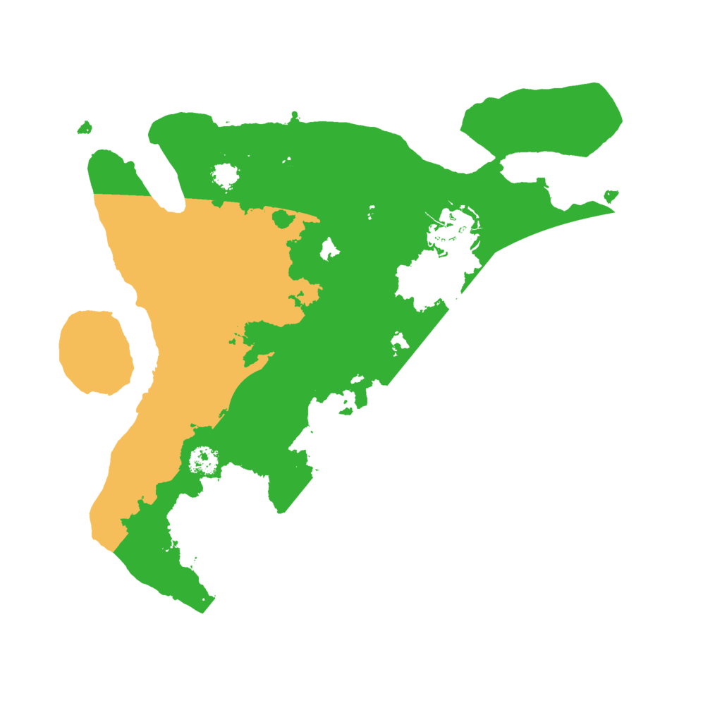 Biome Rust Map: Procedural Map, Size: 2555, Seed: 1421989634