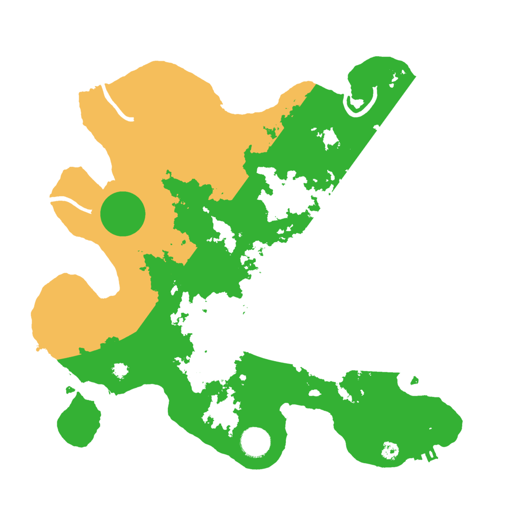 Biome Rust Map: Procedural Map, Size: 3000, Seed: 80692649