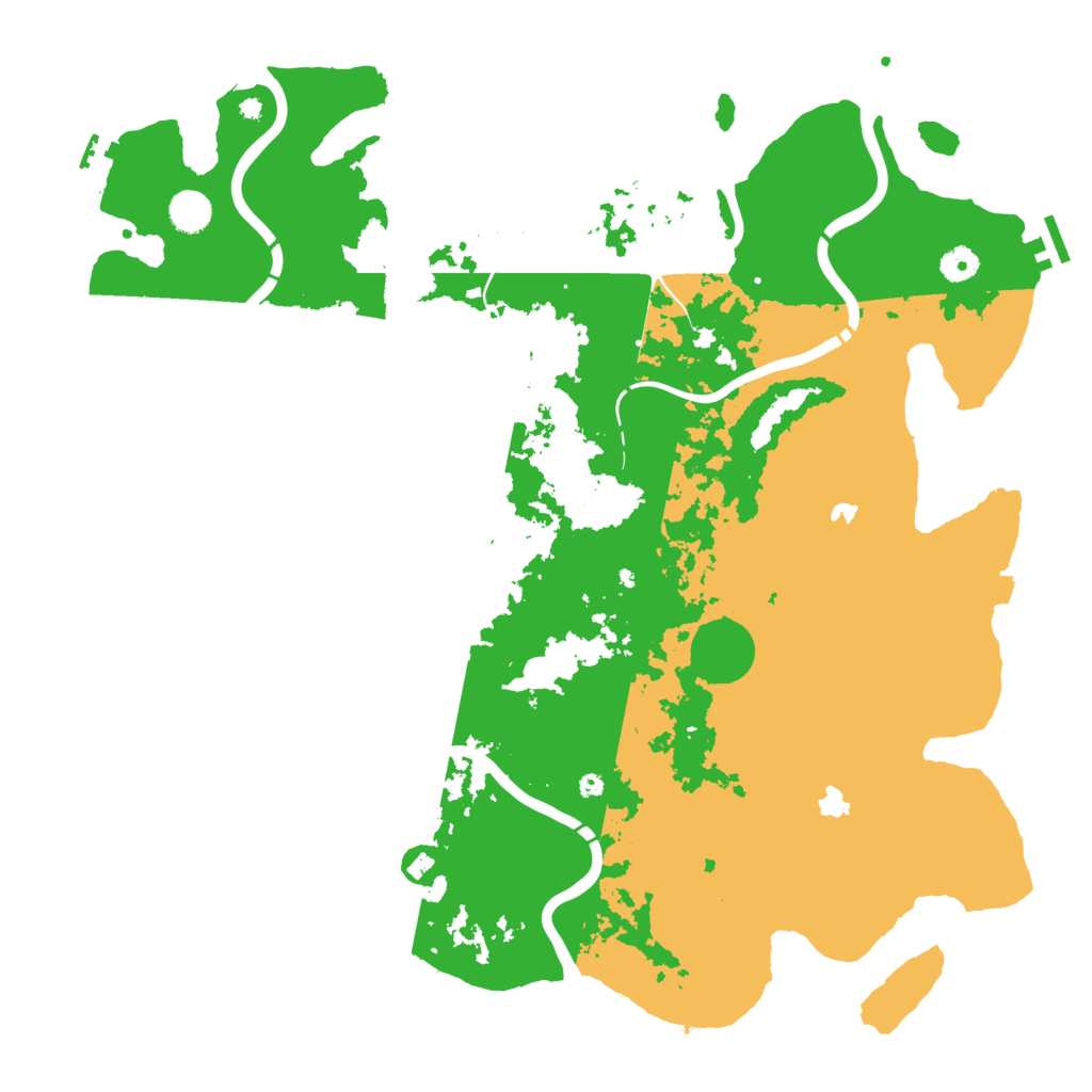 Biome Rust Map: Procedural Map, Size: 4500, Seed: 117423128
