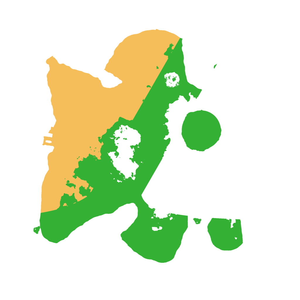 Biome Rust Map: Procedural Map, Size: 2050, Seed: 20230504