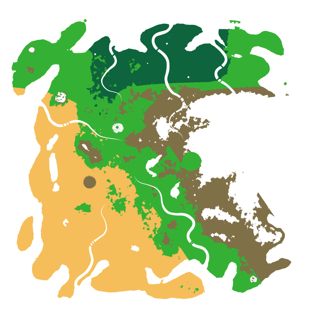Biome Rust Map: Procedural Map, Size: 4500, Seed: 687707967