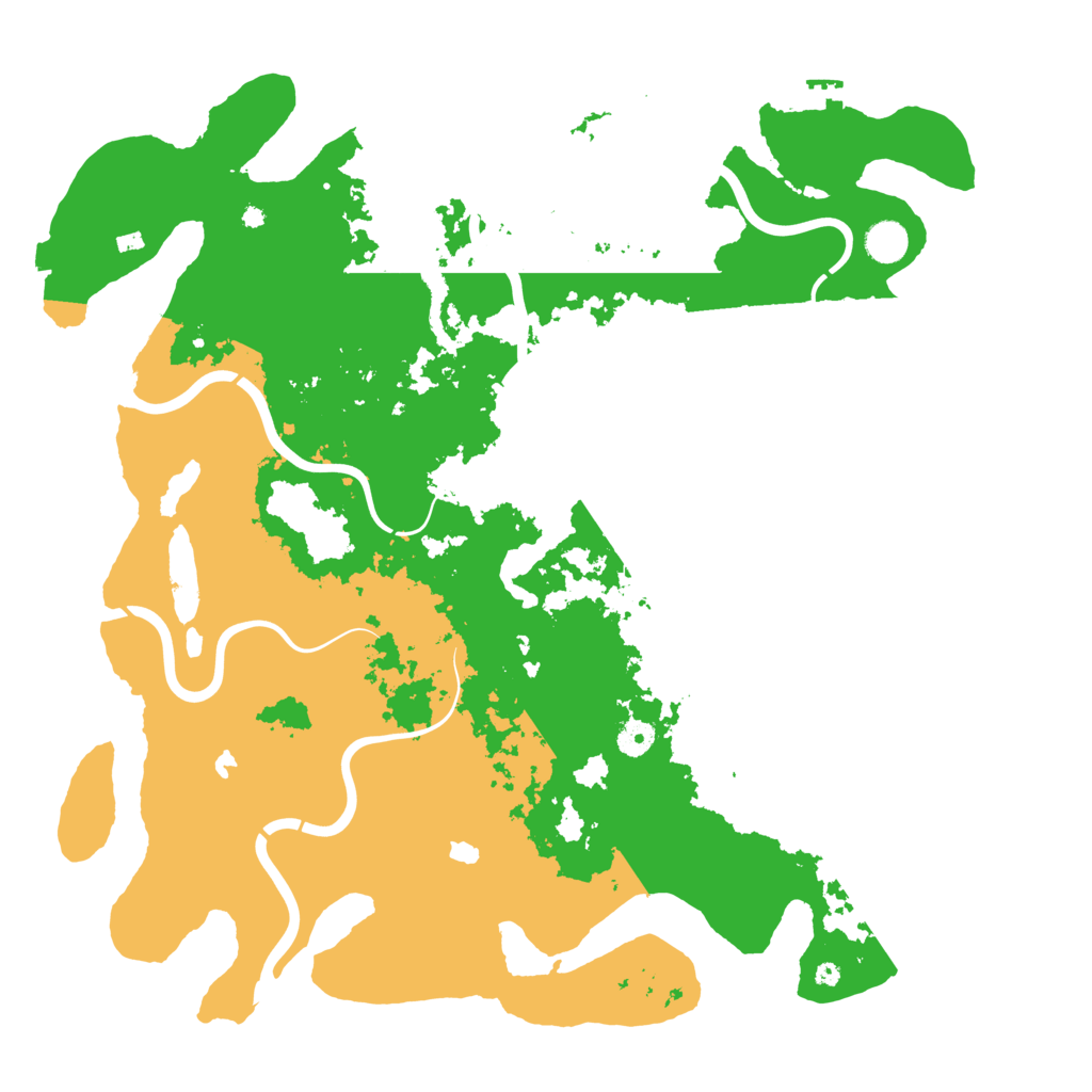 Biome Rust Map: Procedural Map, Size: 4500, Seed: 687707967