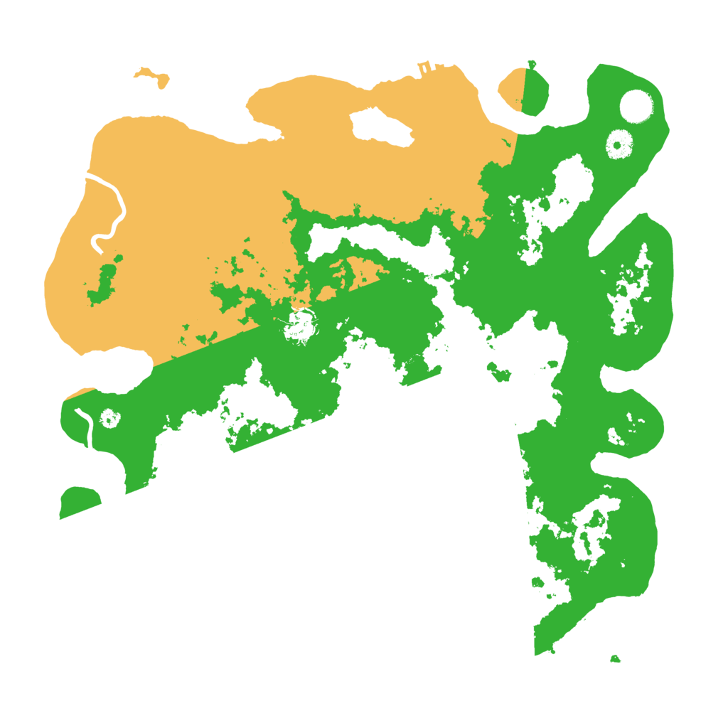 Biome Rust Map: Procedural Map, Size: 3850, Seed: 17434