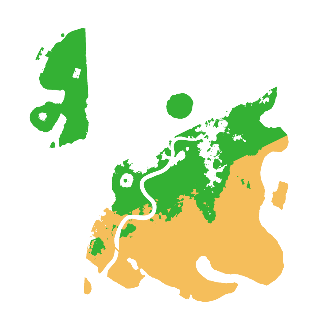 Biome Rust Map: Procedural Map, Size: 3500, Seed: 90342847