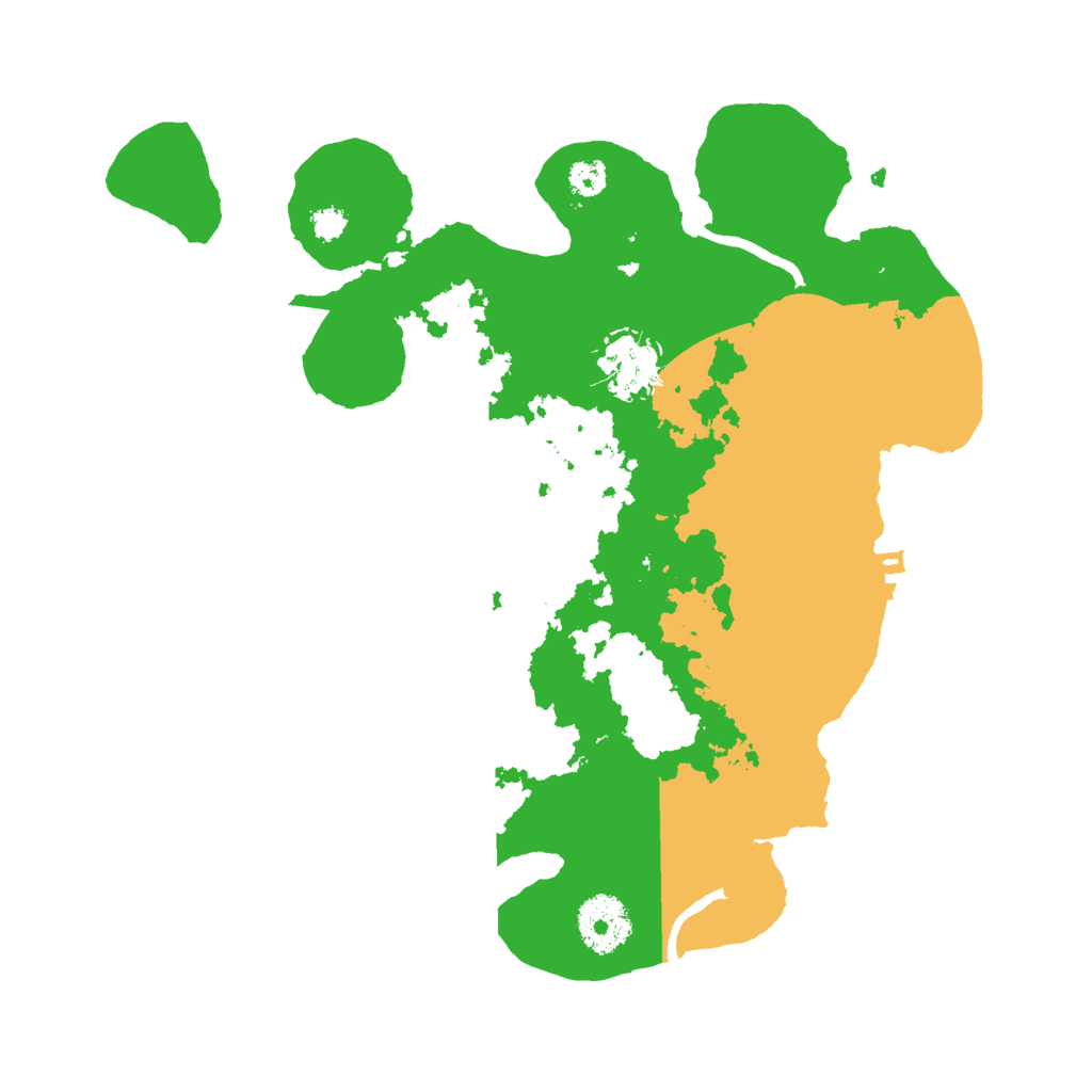 Biome Rust Map: Procedural Map, Size: 3000, Seed: 68746
