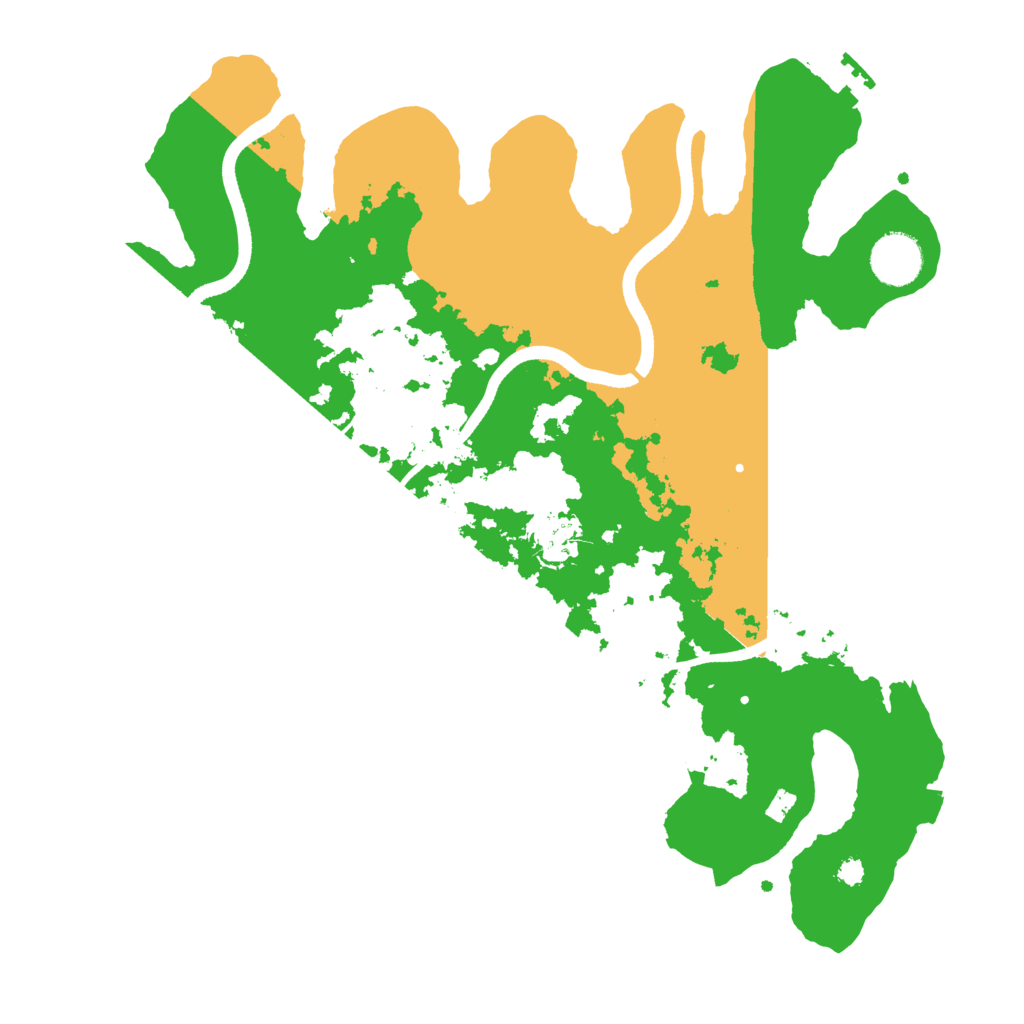 Biome Rust Map: Procedural Map, Size: 3500, Seed: 1251809575