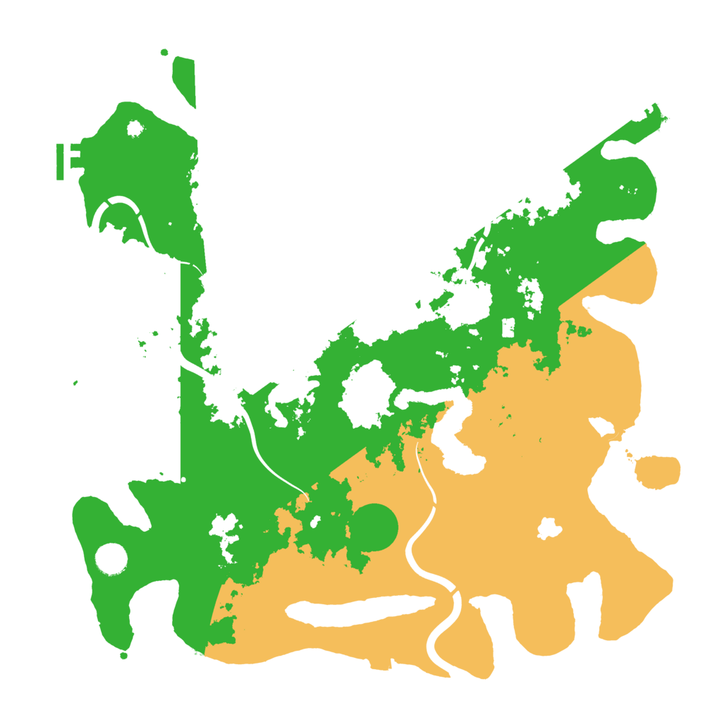 Biome Rust Map: Procedural Map, Size: 4000, Seed: 348512451