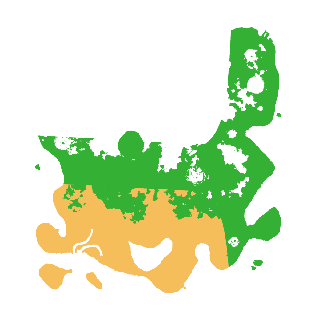 Biome Rust Map: Procedural Map, Size: 3250, Seed: 41968
