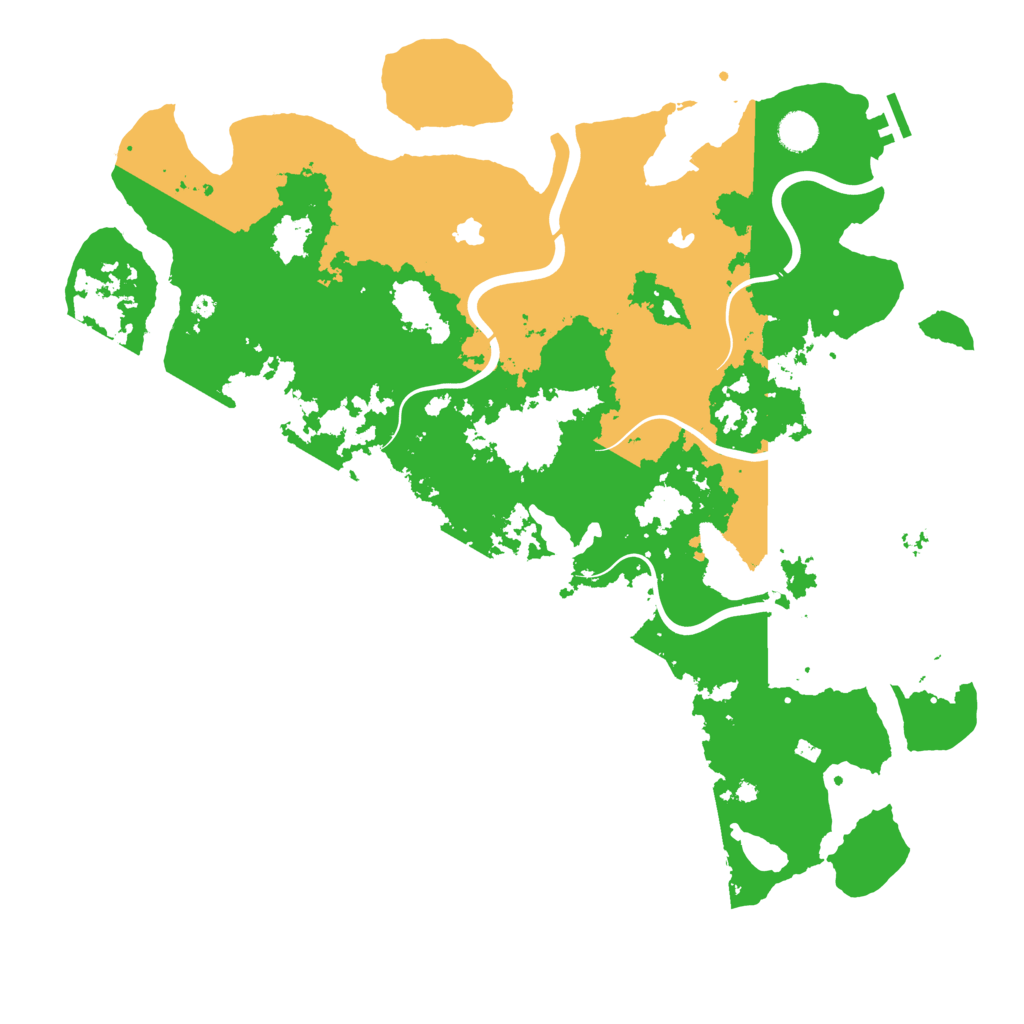 Biome Rust Map: Procedural Map, Size: 4500, Seed: 4675869