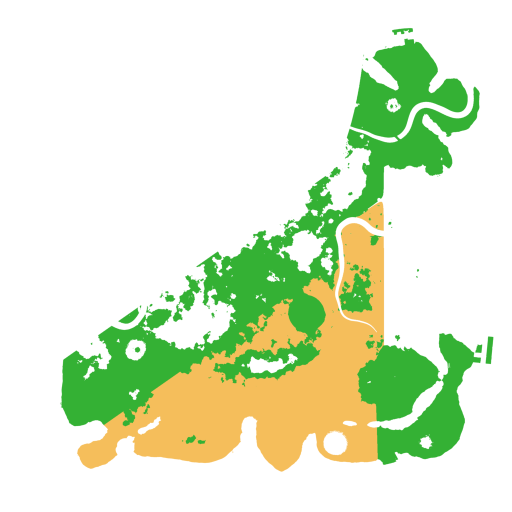 Biome Rust Map: Procedural Map, Size: 3800, Seed: 213544