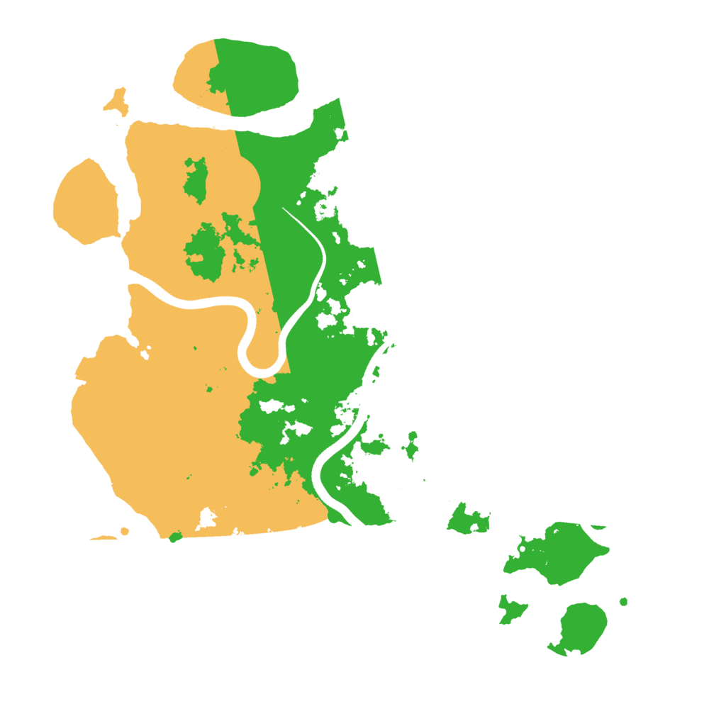 Biome Rust Map: Procedural Map, Size: 3600, Seed: 1654471767