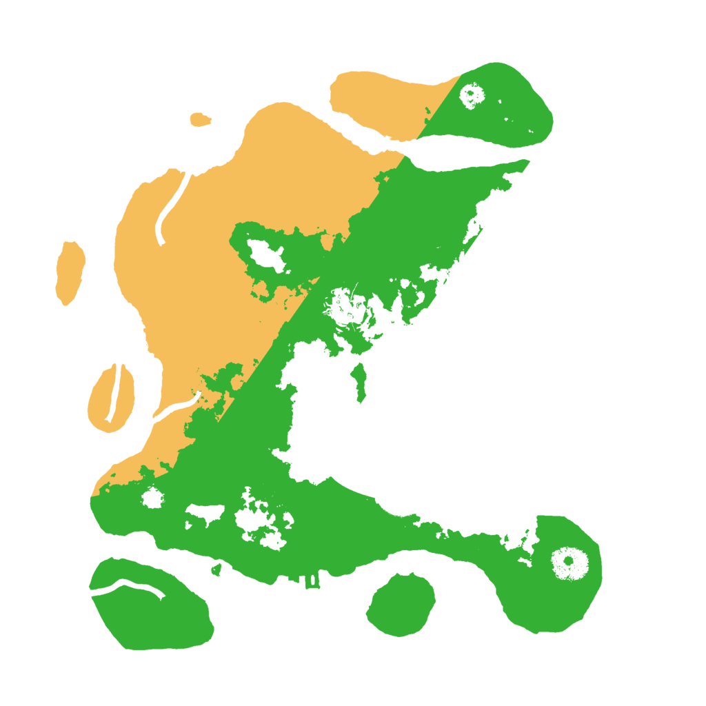 Biome Rust Map: Procedural Map, Size: 3000, Seed: 454370323