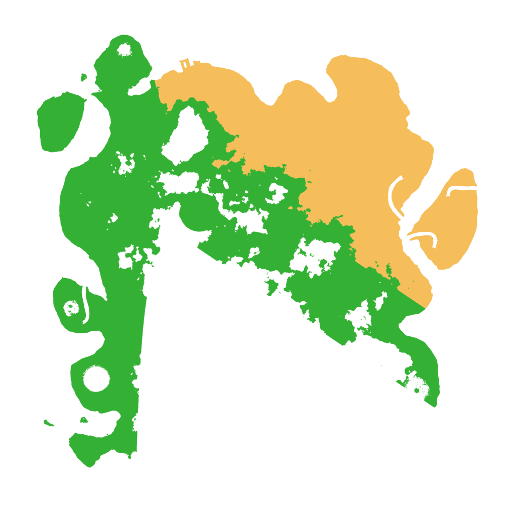 Biome Rust Map: Procedural Map, Size: 3500, Seed: 1580599711