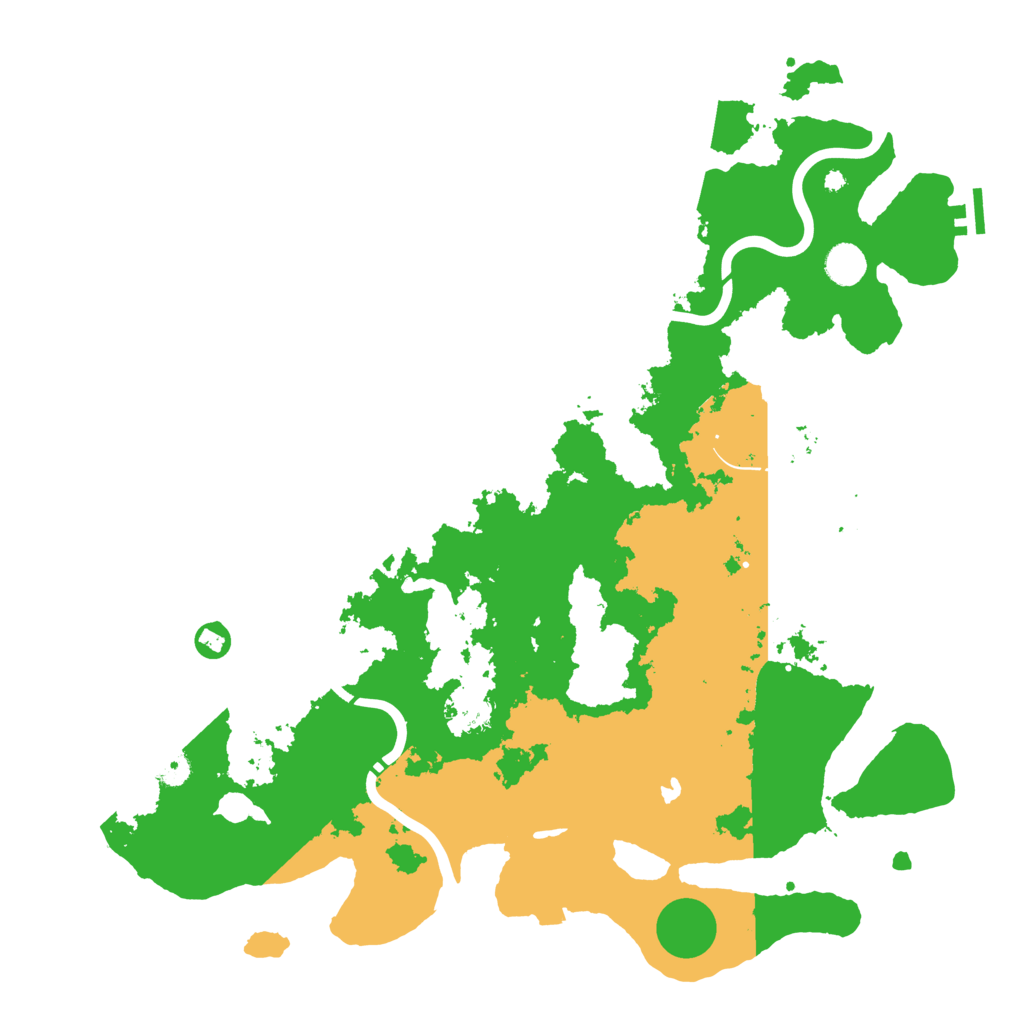 Biome Rust Map: Procedural Map, Size: 4500, Seed: 756