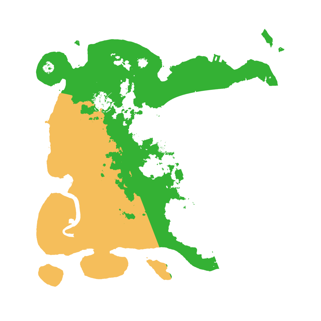 Biome Rust Map: Procedural Map, Size: 3000, Seed: 28046