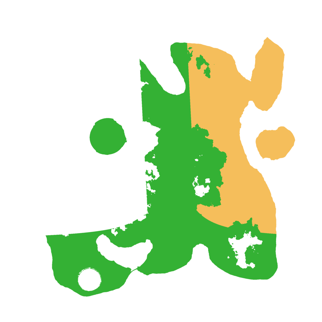 Biome Rust Map: Barren, Size: 2500, Seed: 324717449