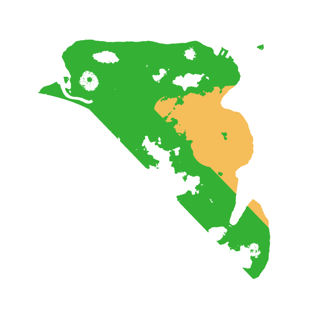 Biome Rust Map: Procedural Map, Size: 2500, Seed: 73480211