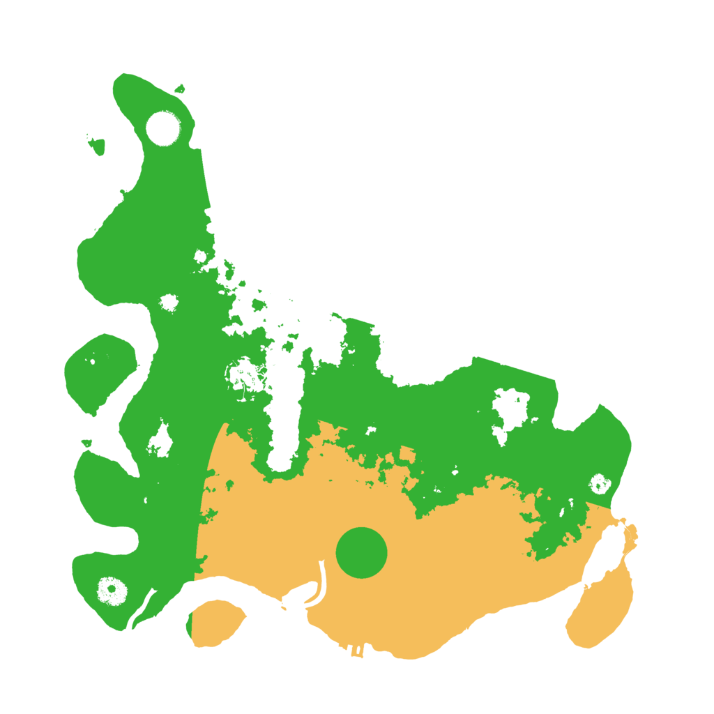 Biome Rust Map: Procedural Map, Size: 3671, Seed: 13825