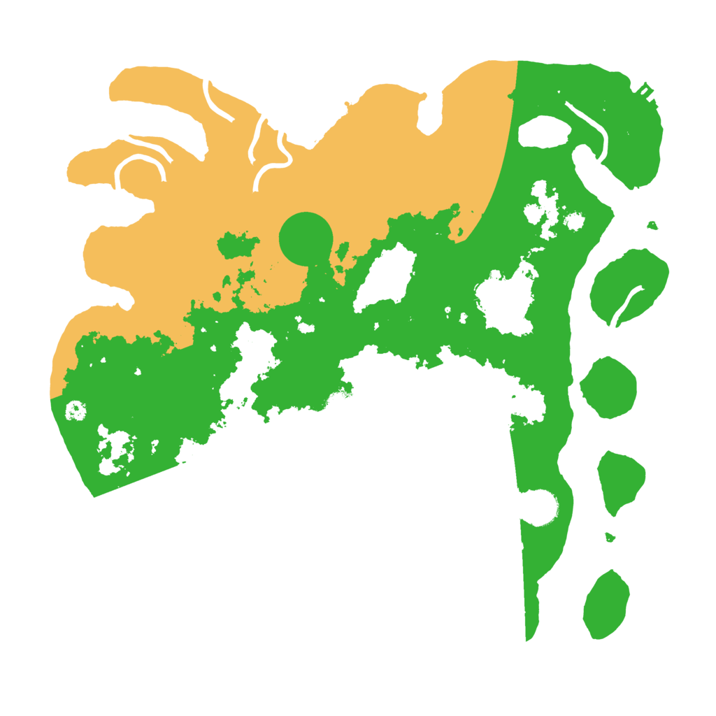 Biome Rust Map: Procedural Map, Size: 3500, Seed: 669538108