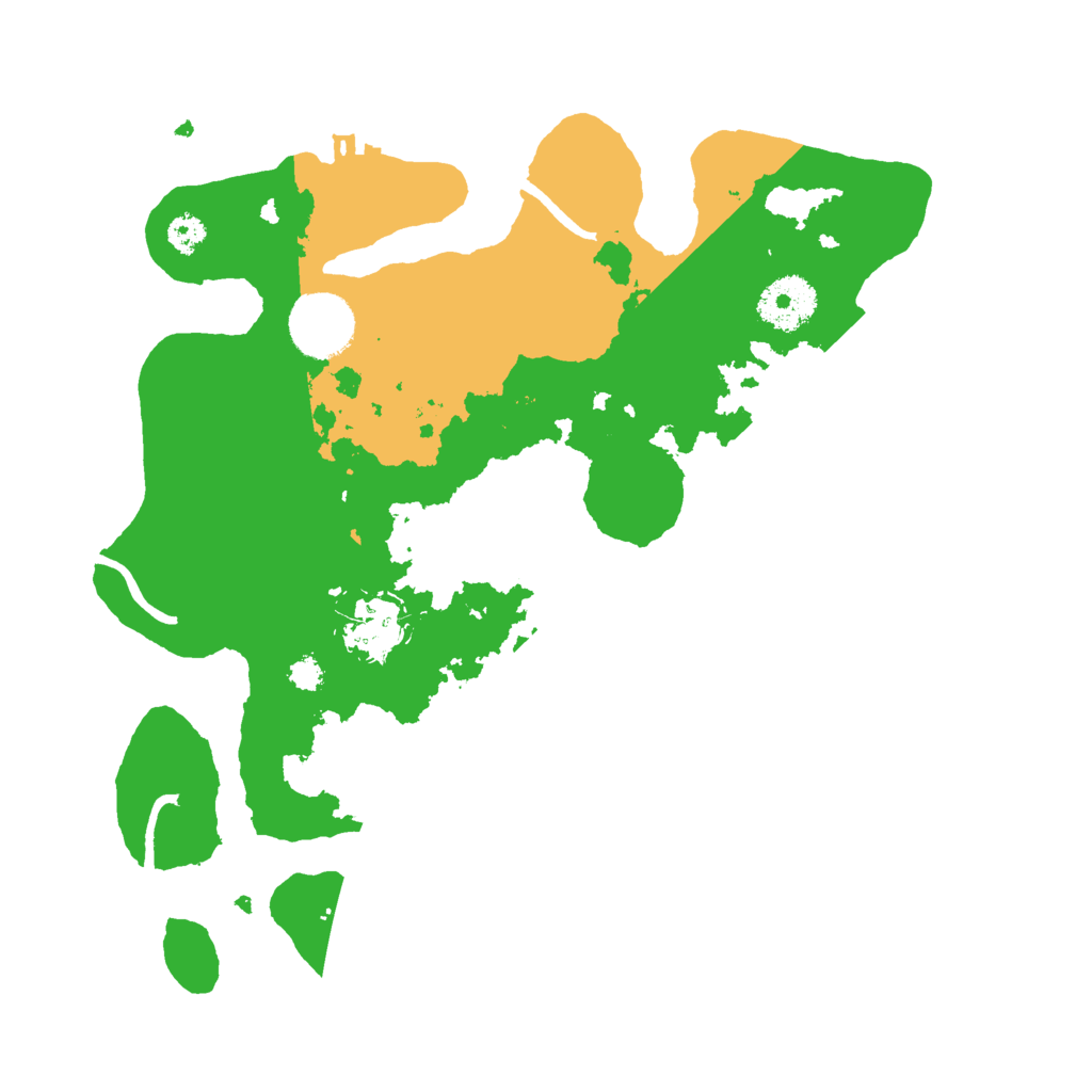 Biome Rust Map: Procedural Map, Size: 3000, Seed: 1344958894