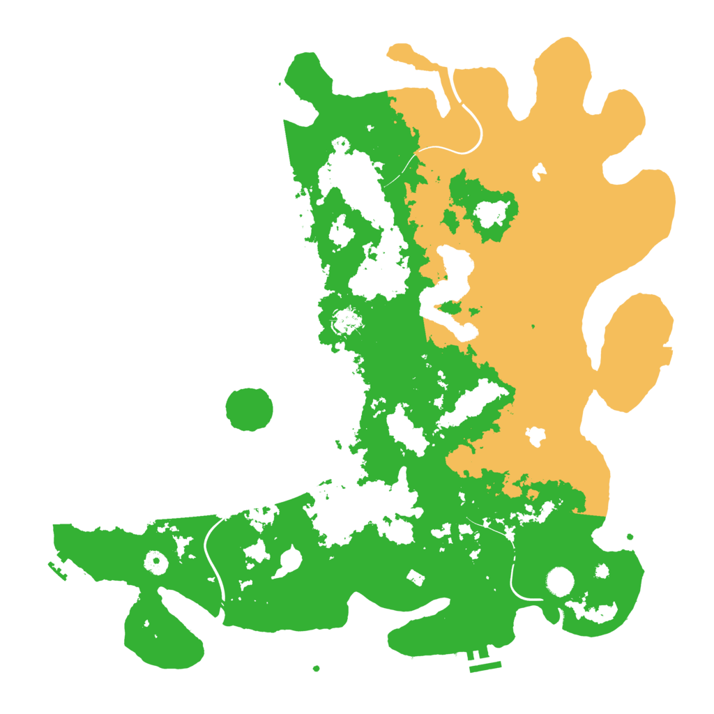Biome Rust Map: Procedural Map, Size: 4500, Seed: 6491028