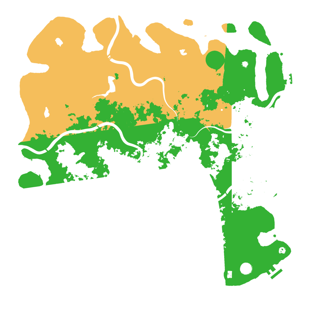 Biome Rust Map: Procedural Map, Size: 4550, Seed: 7250645