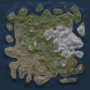 Thumbnail Rust Map: Procedural Map, Size: 4250, Seed: 1561757743, 16 Monuments