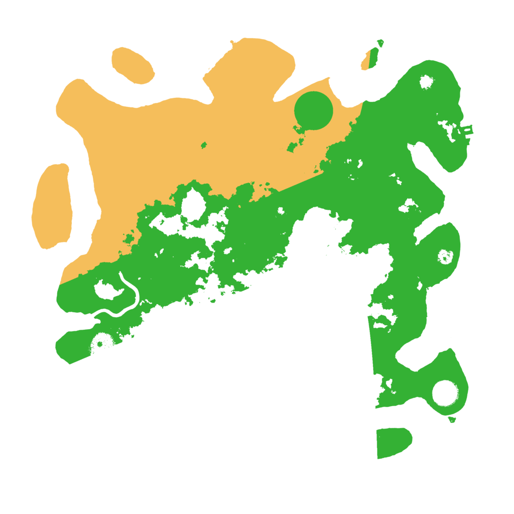 Biome Rust Map: Procedural Map, Size: 3500, Seed: 1832101476